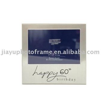 Aluminum photo frame,photo frame, 60th Birthday photo frame