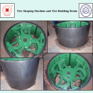 Tire Shaping Machine and Tire Building Drum