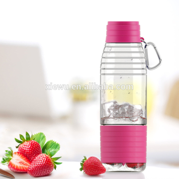 X&W 600ml good quality lemon orange fruit water cup, plastic bottle