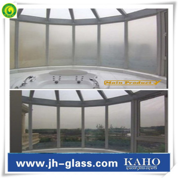 automatic blind glass