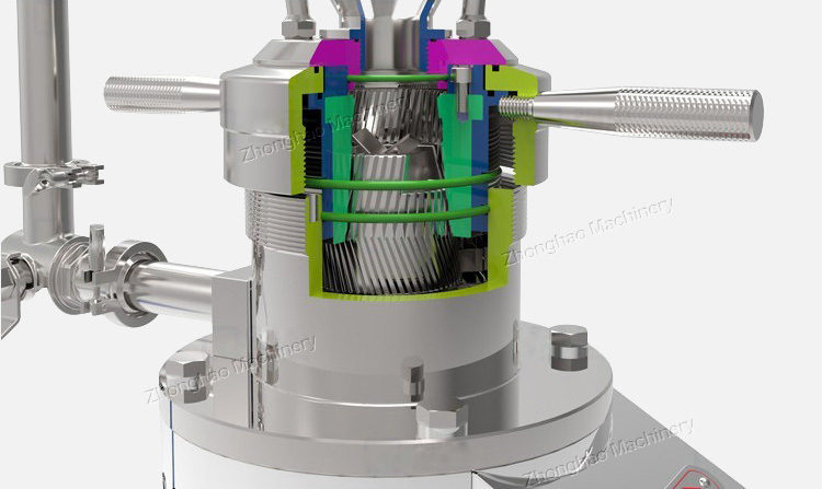 Stainless Steel Vertical Colloid Mill For Ketchup Chili Sauce Sesame Peanut Butter Making Machine