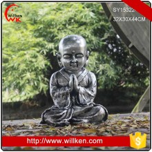 China manufacturer garden ornament monk statue for wholesales
