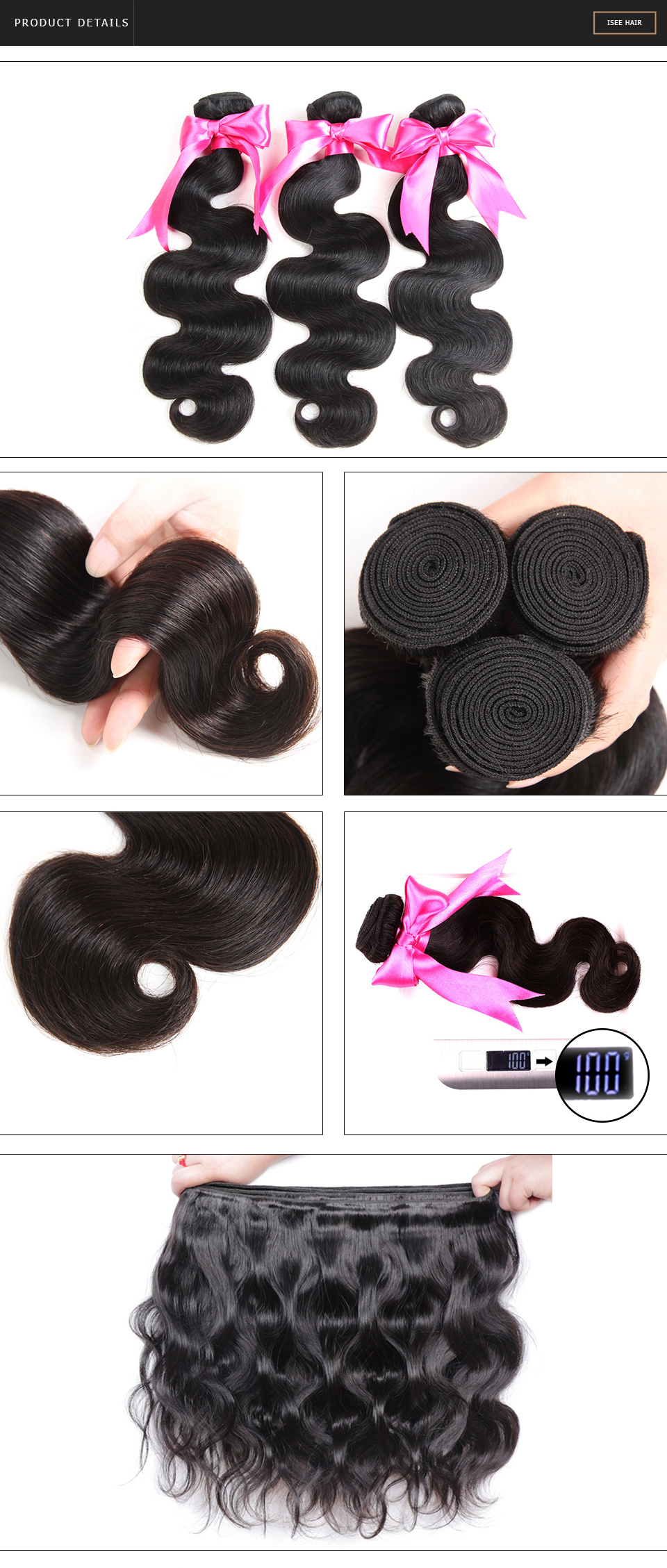 Mongolian Body Wave Real Human Virgin Hair From Xuchang ISEE Hair Company