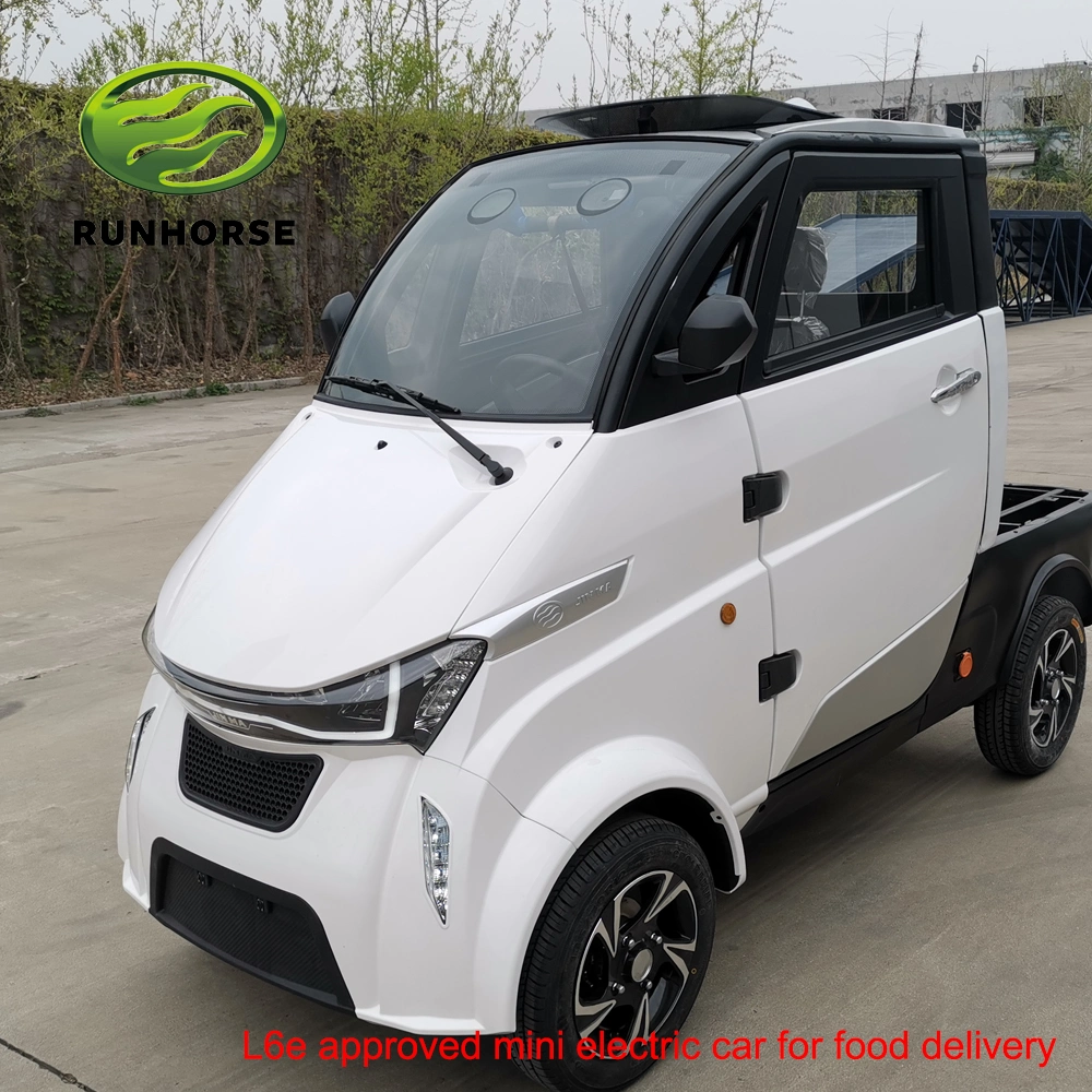 Food Delivery L6e Approved 4 Wheel Electric Car for Logistics