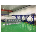 Lined PTFE storage tank for semiconductor chemicals