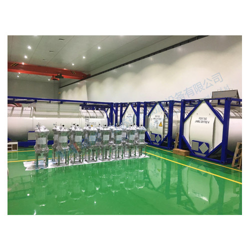 Lined PTFE storage tank for semiconductor chemicals