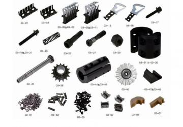 SULZER PROJECTILE GUIDE TOOTH HOLDER/BLOCK/SCREW/COUPING