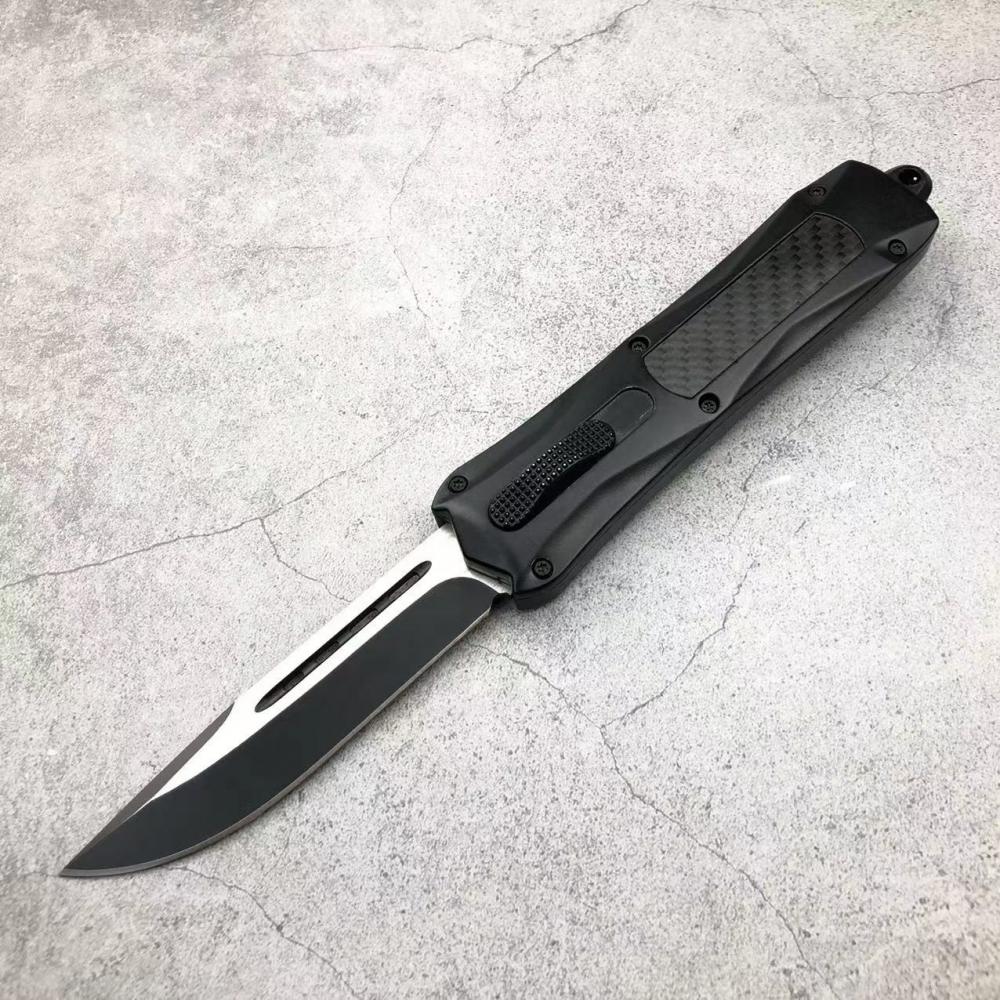 A163 OTF Spring Switch Blade Lomme Kniv