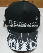 black color printing kids caps and has