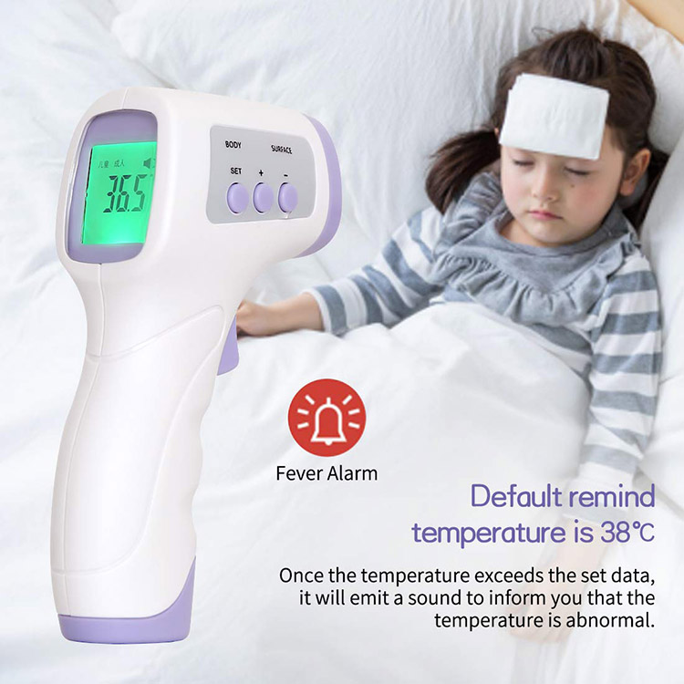 Thermometer Dahi Dan Telinga Kontak Non untuk Bayi