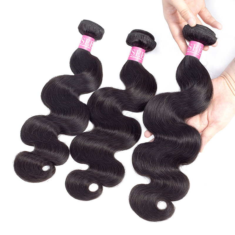 Grade 9A Indian Double Drawn Raw Virgin Body Wave Bundle Human Hair Extension