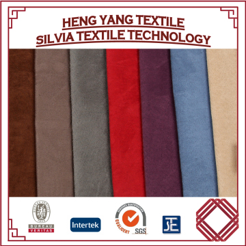 Polyester Microfiber Suede Fabrics Type and Raw Fabrics for Sofa