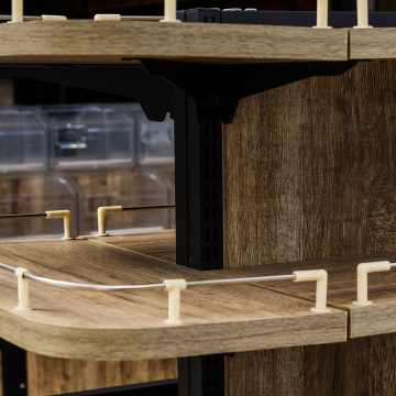 Steel and Wood Bulk Rack