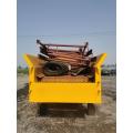 Moving wheel type wood chipper machine