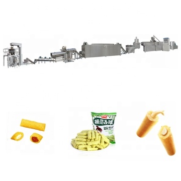 Automatic Corn Wheat Grain Snack Extruder Puffing Machine