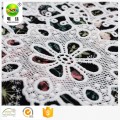2020 new chemical embroidery lace polyester fabric