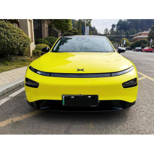 Wrap de vinyle de voiture jaune citron Super Gloss