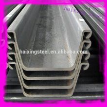 hot rolled steel sheet piling/piling sheet bar/piling beam