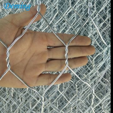 Hot Dipped Galvanized Woven Gabions Wire Mesh Box