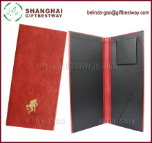 High quality restaurant leather bill folder hotel bill presenter