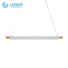 LEDER Wooden Rectangular Pendant Light