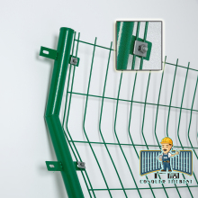 PVC coated galvanized square pipe metal fence post