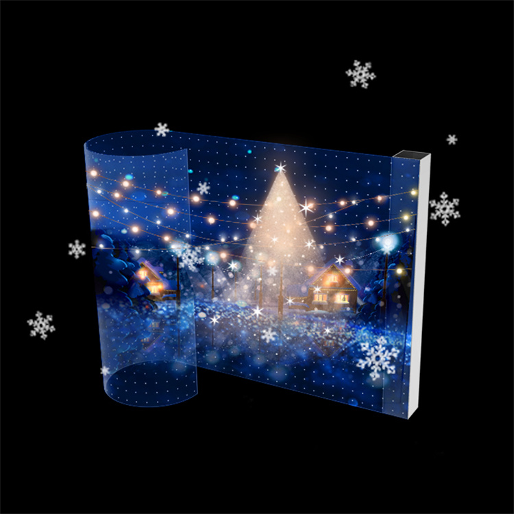 Hot selling intelligent LED transparent screen for indoor advertising display in shopping malls