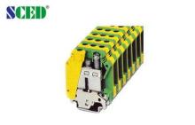 Rail Mounted Terminal Blocks , 15.2mm Rail Terminal Connect