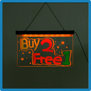 Top selling products 2015 writable fluorescent neon effect led drawing board message board