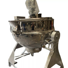 Industrial Double Layer Jacketed Kettle with High Shear Mixer