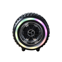 2023 Top Ranking TH-08 Tire Speaker with LED Lighting