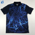 Nouveau design personnalisé Polo Blue Men's Blue's Blue