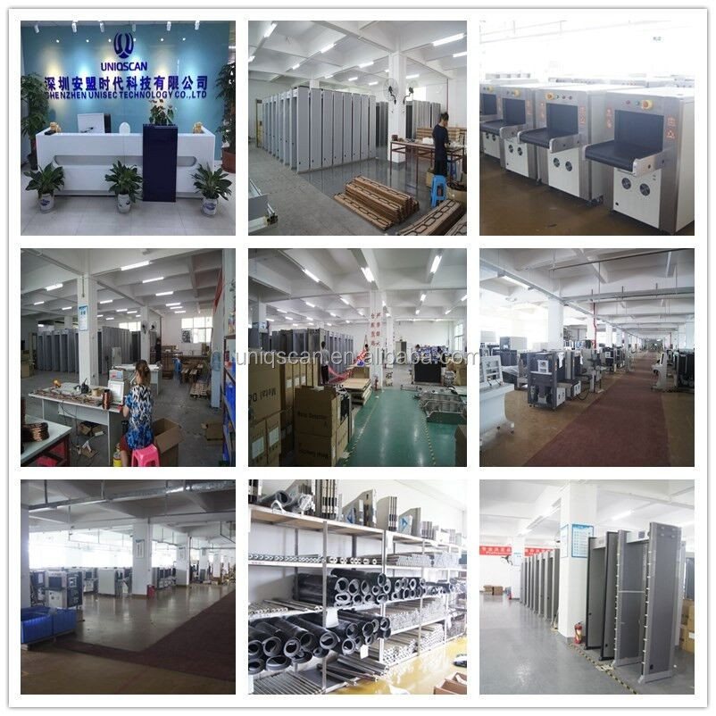 Uniqscan X ray baggage scanner SF6550 security inspection system for Airport
