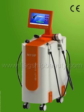 Multipolar RF + vacuum slimming system