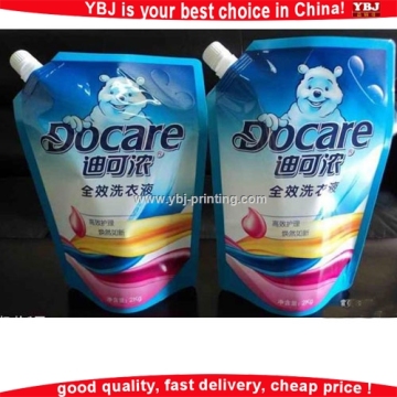 spout pouch/bag with spout and cap/pouring spout bag