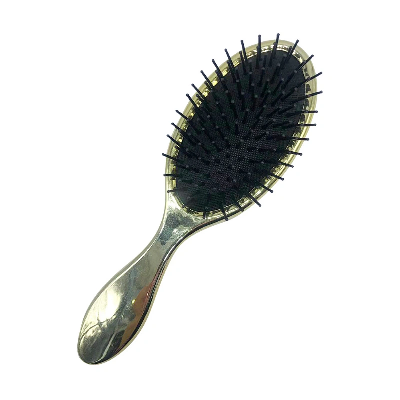 Golden Oval Handle Paddle Hair Brush