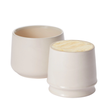 Handmade Ceramic Butter Keeper: Durable Glazed Butter Holder for Freshness