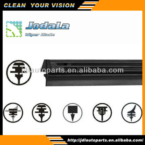 Car front windshield wiper natural rubber refills