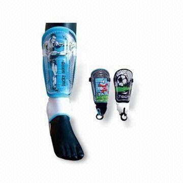 Shin Guard, gjord av EVA, K-harts Shell, polyesterfiber, elastisk och Nylon