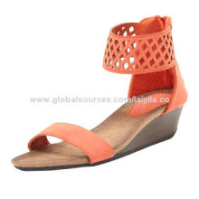 Women's Wedge Shoes, Lasercut Upper, Soft Sole