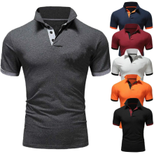 Camisa polo masculina opcional multicolorida