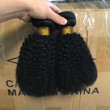 Wholesale afro kinky curly ,4b afro hair weaves for black women, 100 human hair afro kinky bulk human hair
