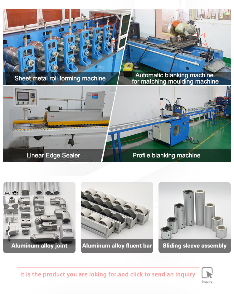 Anodizing Aluminium Bar Thickness 2.3MM For Assembling Pipe Rack System