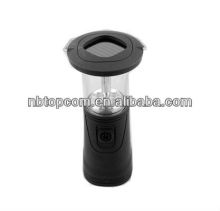 6 led solar dynamo camping lantern