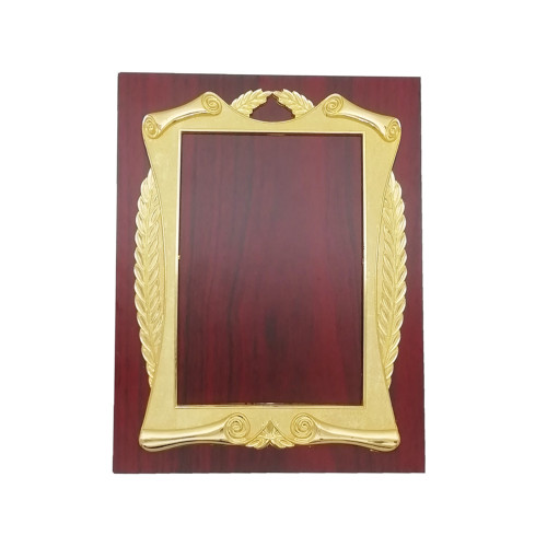 Cheap price wooden trophy with fram