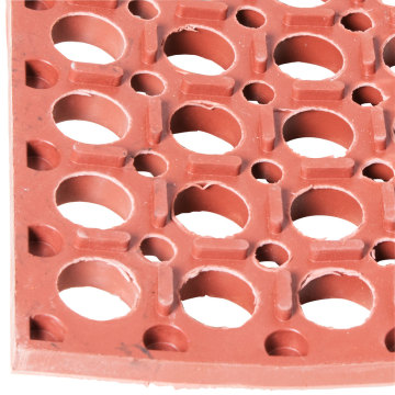 anti- fatigue rubber floor mat with interlocking