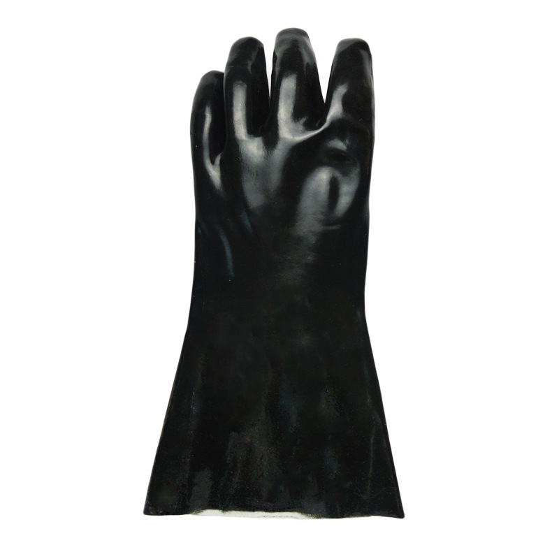 Black Interlock Liner smooth finish glove 30cm