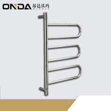 rotatable electric heated towel rack
