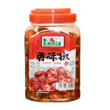 Famous crispy chili snack peanut sesame vegetarian snack