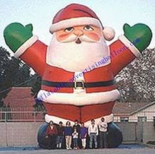 Advertising Custom Shaped Balloons / Inflatable Santa Claus For Christmas Celebration